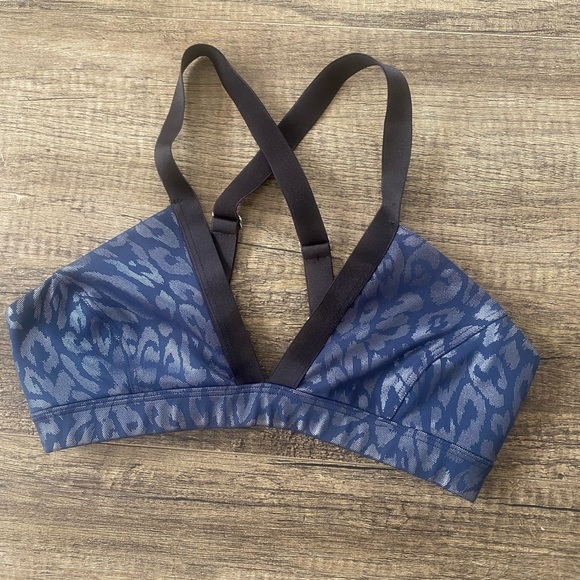 HEROINE SPORTS one47 cheetah print adjustable straps women sport bra Size Small - Picture 1 of 13